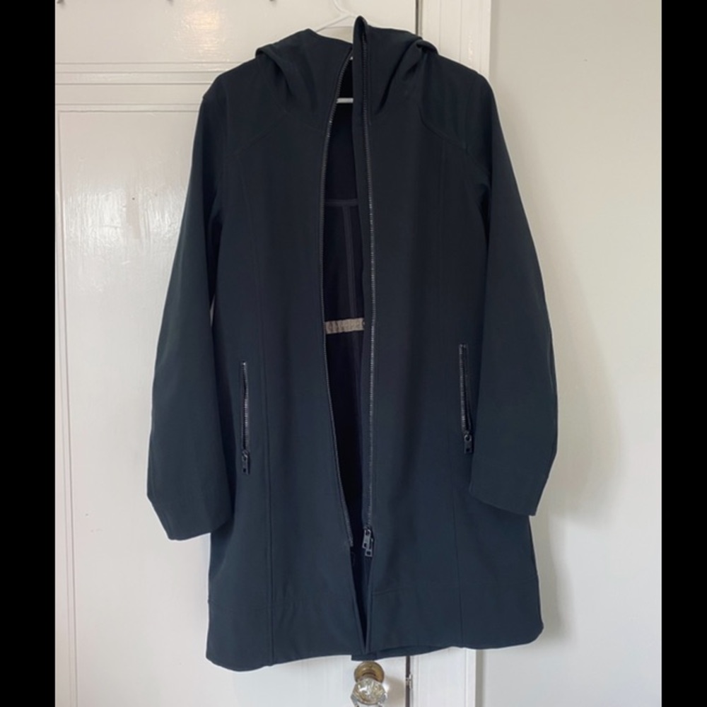 Lululemon Black Trench Coat